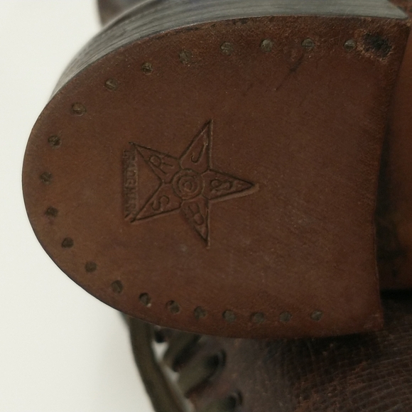 Antique Boots Children Youth Leather St. Louis USA made Early 1900's - Picture 4 of 9